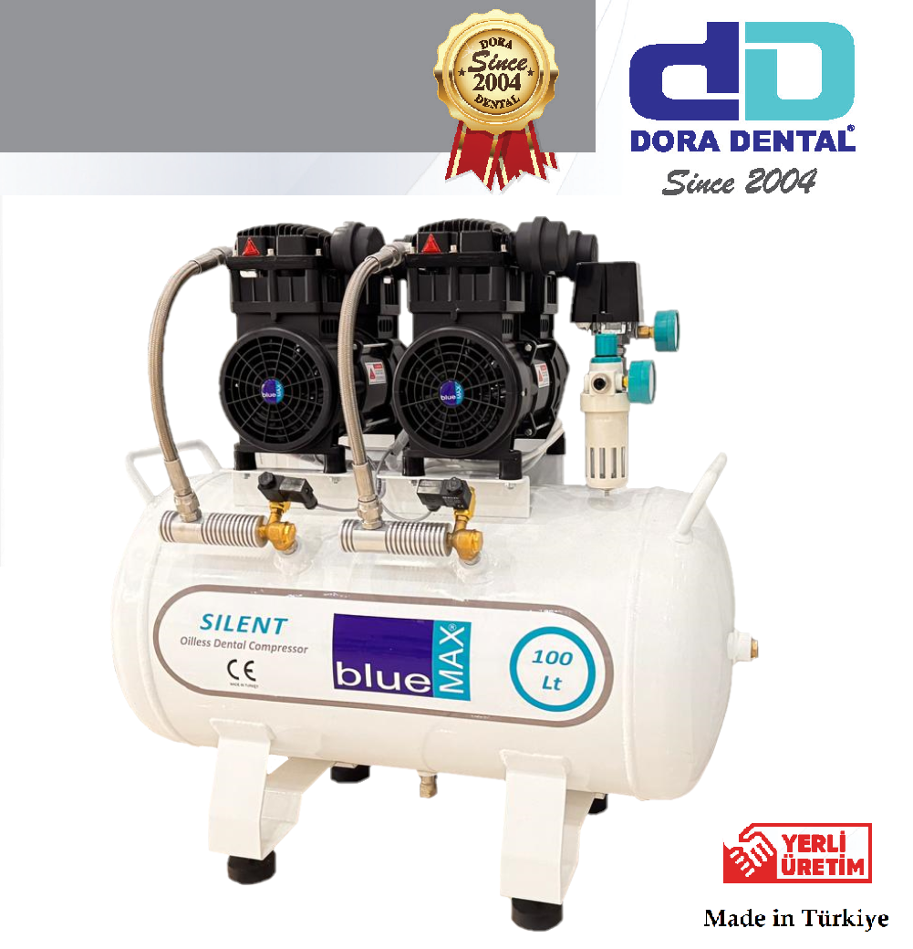 BlueMAX Dental Kompresör 100Lt